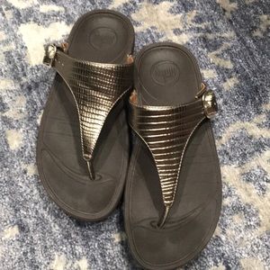 Fitflop bronze metallic